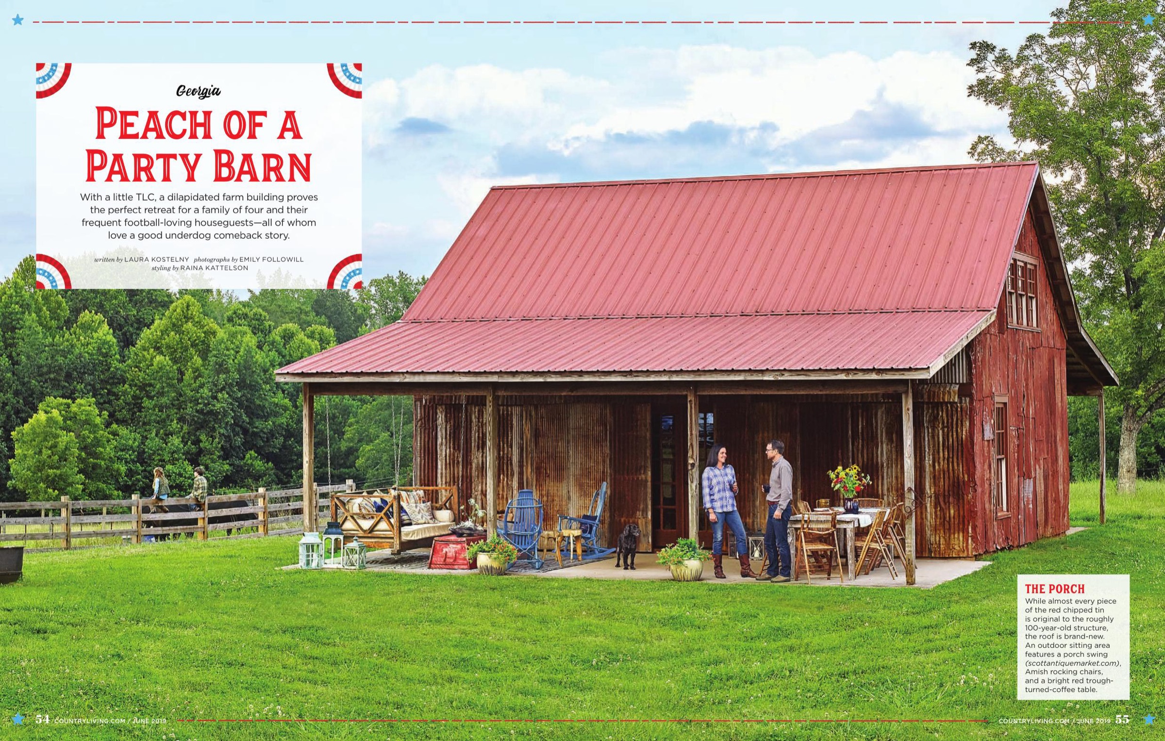 Peach of a Party Barn — Country Living, page 1 of 3