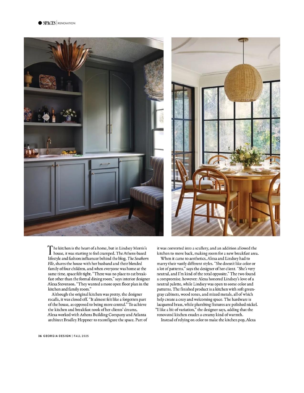 A Kitchen of Their Own — Georgia Design, page 2 of 3