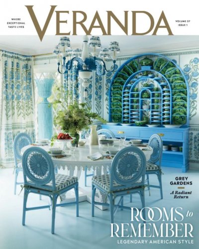 Veranda magazine cover, February 2023