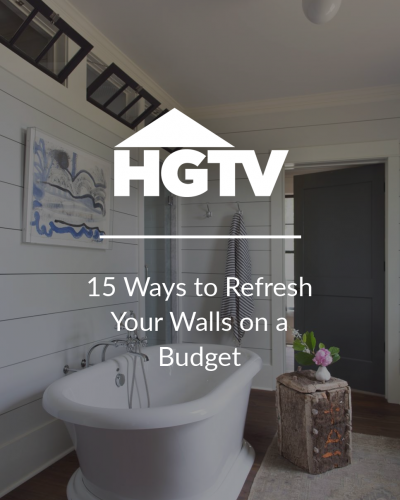 HGTV feature on refreshing walls